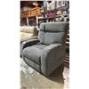 Image 3 : *TESTED WORKING* SEALY FABRIC ELECTRIC RECLINER WITH REMOTE (MISSING PARTIAL POWER CORD)