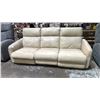 Image 2 : LEATHER ELECTRIC RECLINING SOFA (NO POWER CORD, UNKNOWN WORKING CONDITION)