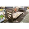 Image 3 : SUNBRELLA METAL PATIO SOFA WITH A PATIO LOUNGER CUSHION