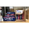 Image 1 : 2 CASES OF UVEX BY HONEYWELL XC BLACK SAFETY GLASSES