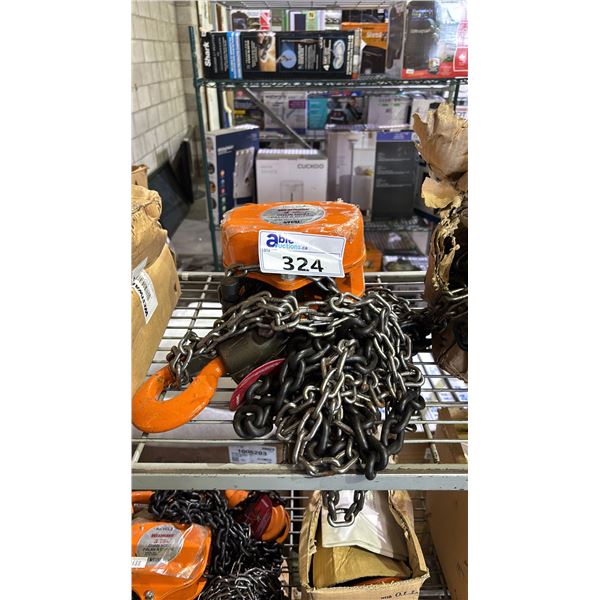 *NEW* WESTWARD 2 TON CHAIN HOIST