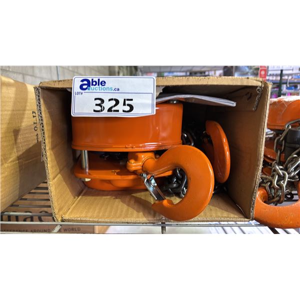 *NEW* WESTWARD 2 TON CHAIN HOIST