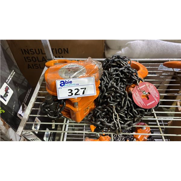 *NEW* WESTWARD 3 TON CHAIN HOIST