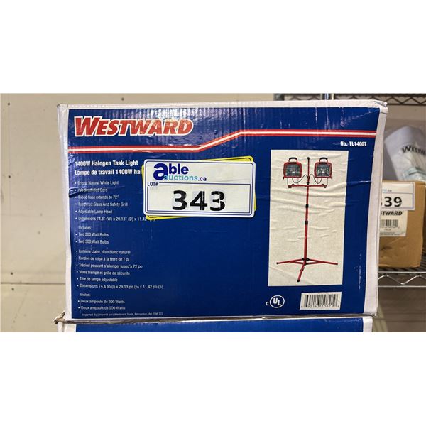 *NEW* WESTWARD 1400W HALOGEN TASK LIGHT PAIR WITH TRIPOD