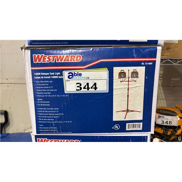*NEW* WESTWARD 1400W HALOGEN TASK LIGHT PAIR WITH TRIPOD