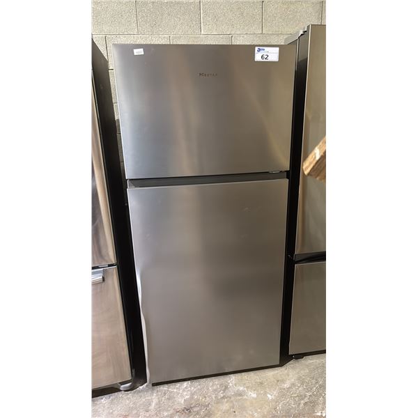 HISENSE STAINLESS STEEL SWING OUT FRIDGE 29.5"W