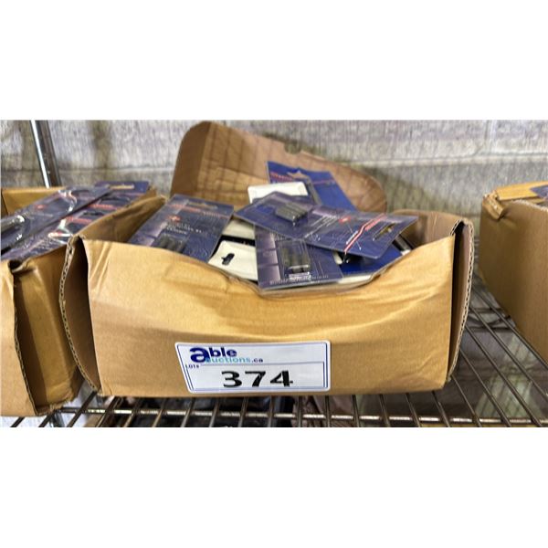 BOX OF ASSORTED *NEW* ITEMS INCLUDING; WESTWARD19" TELESCOPIC MAGNETIC PICK-UP TOOL, HEX 7/32" BITS,