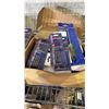 Image 2 : BOX OF ASSORTED *NEW* ITEMS INCLUDING; WESTWARD19" TELESCOPIC MAGNETIC PICK-UP TOOL, HEX 7/32" BITS,