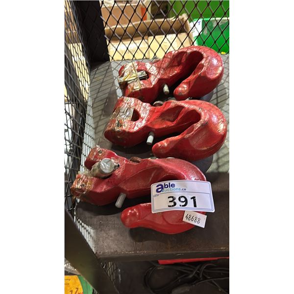 HEAVY DUTY INDUSTRIAL RED HOOKS