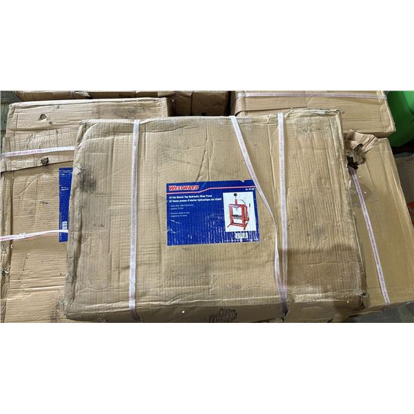 *NEW IN BOX* WESTWARD 10 TON BENCH TOP HYDRAULIC SHOP PRESS NO. SP10B