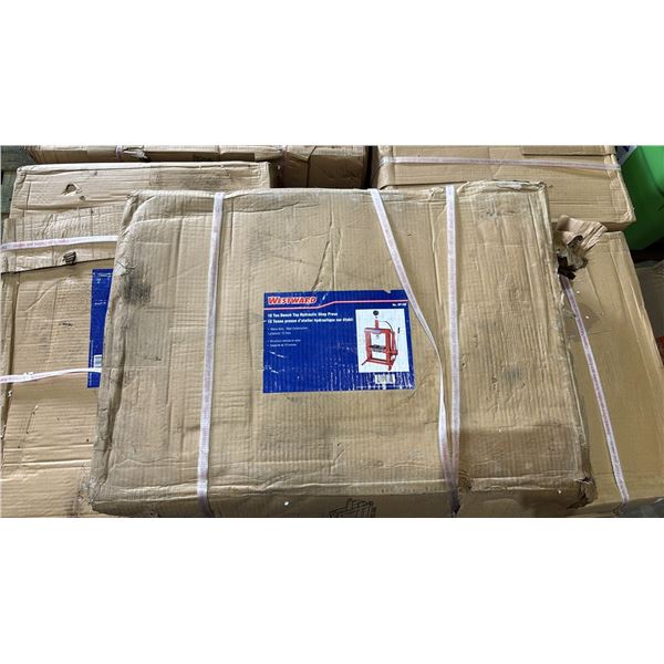 *NEW IN BOX* WESTWARD 10 TON BENCH TOP HYDRAULIC SHOP PRESS NO. SP10B