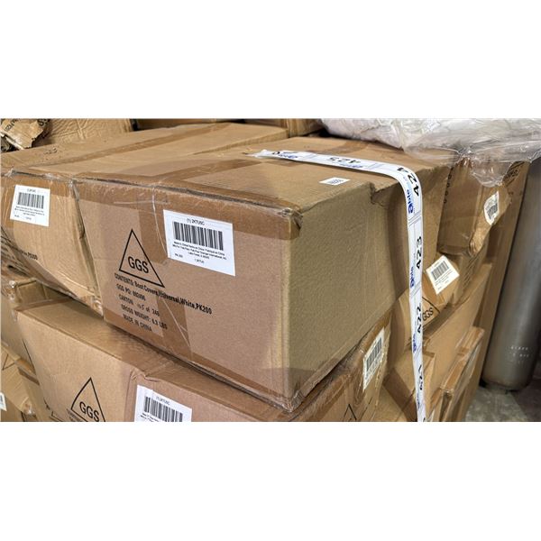 *NEW* BOX OF UNIVERSAL WHITE BOOT COVERS