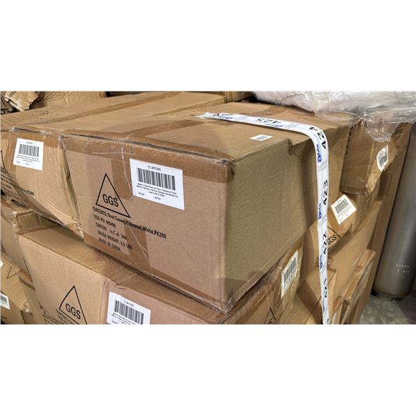 *NEW* BOX OF UNIVERSAL WHITE BOOT COVERS