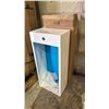 Image 1 : *NEW* (2) WHITE METAL FIRE EXTINGUISHER CABINETS
