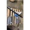 Image 1 : PALLET OF ASSORTED ITEMS INCLUDING METAL STORAGE CABINET AND TOTAL SOLUTION GRAFFITY WIPES AND MORE