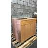 Image 1 : SLIM SHAKER-STYLE SINK BASE WOODEN CABINET 2FT 1" X 2FT 9" X 2FT 11"