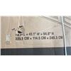 Image 3 : *NEW IN BOX* RUBBERMAID BIG MAX 7.3' X 3.75'  ALL WEATHER STORAGE SHED