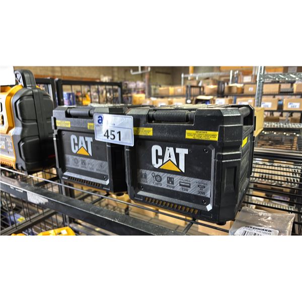 CAT 1750A LITHIUM POWER STATION( NO BATTERY) AND 1200A LITHIUM POWER STATION.