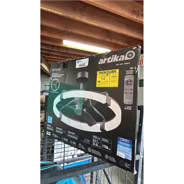 ARTIKA SUNNYVALE LED CEILING FAN *UNKNOWN WORKING CONDITION, MAY BE MISSING PARTS & PIECES*