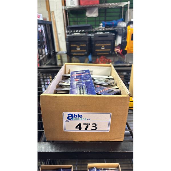 *NEW* BOX OF WESTWARD SLOTTED 0.8 X 4.0MM FLATHEAD BITS