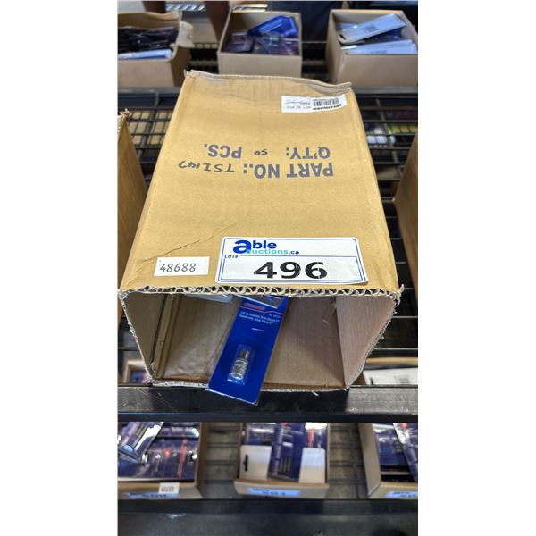 *NEW* BOX OF WESTWARD 1/4" DRIVE INVERTED TORKS SOCKET E7