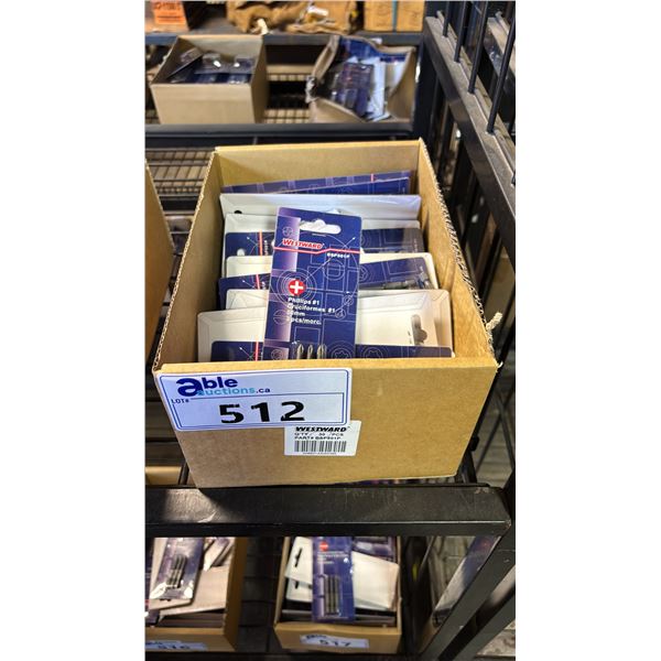 *NEW* BOX OF WESTWARD PHILIPS #1 BITS