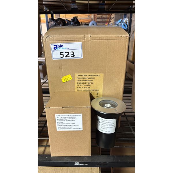 *NEW* CASE OF OUTDOOR LUMINAIRE 3000K RECESSED LIGHTS