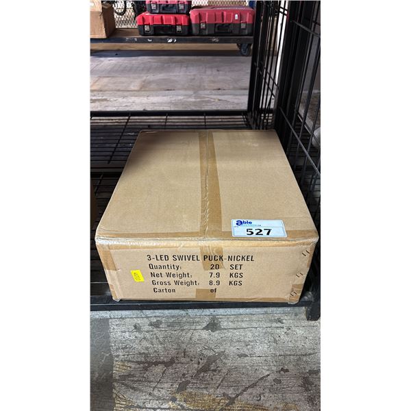 *NEW* CASE OF LED SWIVEL PUCK LIGHTS