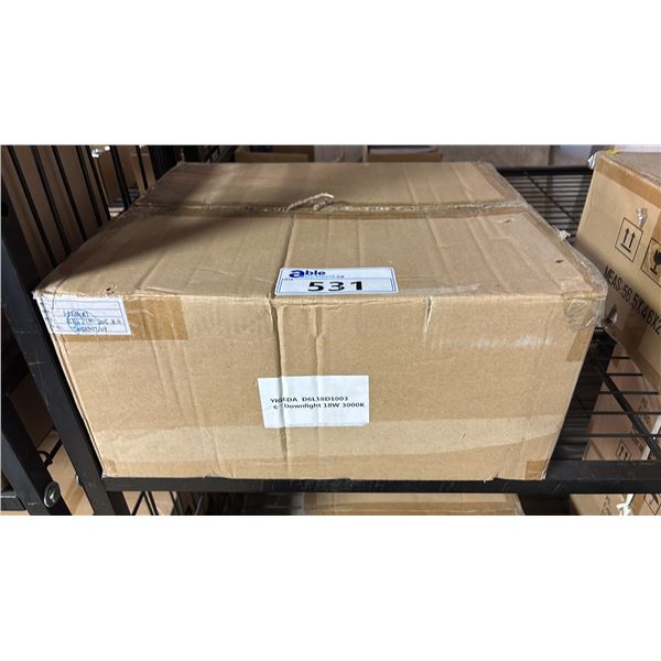 *NEW* CASE OF YIGEDA 6" DOWNLIGHT 3000K LIGHTS