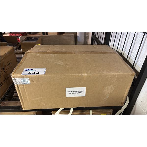 *NEW* CASE OF YIGEDA DISK LIGHT 3000K LIGHTS