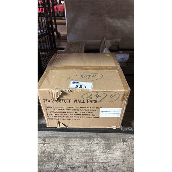 *NEW* CASE OF FULL CUT-OFF WALL PACK 5000K LIGHTS