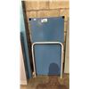 Image 3 : ASSORTED ITEMS INCLUDING; PUSH CART (NO WHEELS), FRIDGE/FREEZER DOORS & ELECTRICAL PANEL DOOR