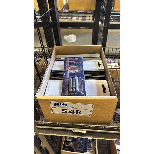 *NEW* BOX OF WESTWARD POZIDRIVE#3 50MM BITS