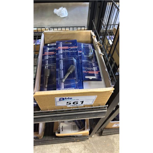 *NEW* BOX OF WESTWARD NUT SETTER 10MM BITS
