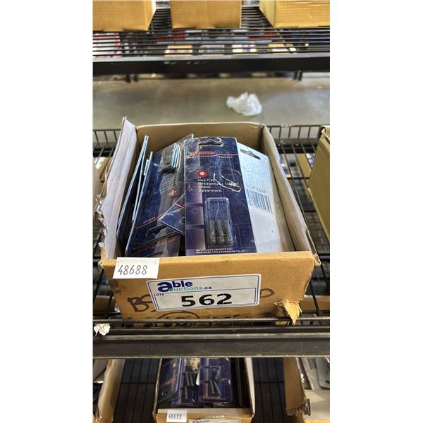 *NEW* BOX OF WESTWARD HEX 7/32" BITS