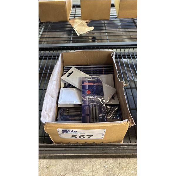 *NEW* BOX OF WESTWARD SLOTTED 1.2 X 6.5MM FLATHEAD BITS