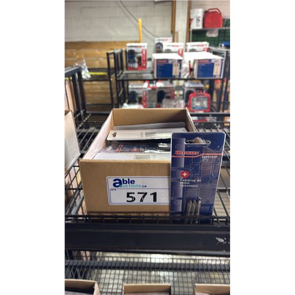 *NEW* BOX OF WESTWARD POZIDRIVE #2 50MM BITS