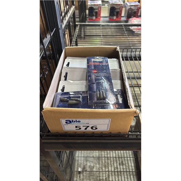 *NEW* BOX OF WESTWARD SLOTTED 1.0 X 5.5MM FLAT HEAD BITS