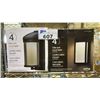 Image 1 : (2) PACKS OF 4 SOLAR POST ACCENT LIGHTS *WORKING CONDITION UNKNOWN/MAY BE MISSING PARTS & OR PIECES*