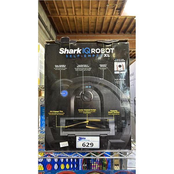 SHARK ROBOT SELF-EMPTY XL VACCUM *WORKING CONDITION UNKNOWN/MAY BE MISSING PARTS & OR PIECES*