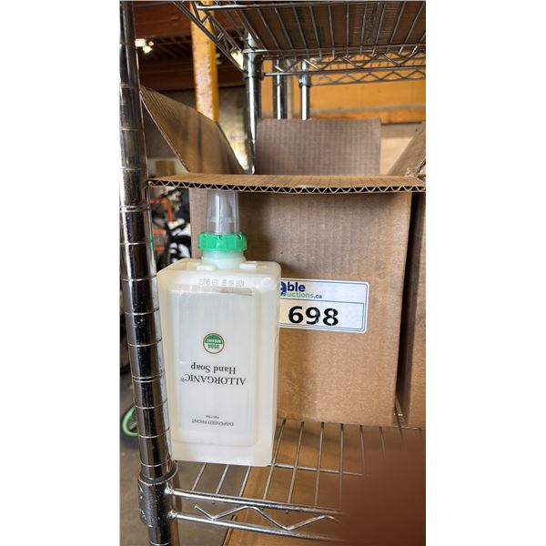 CASE OF (6) BOTTLES OF ALLORGANIC HAND SOAP FOR DISPENSERS