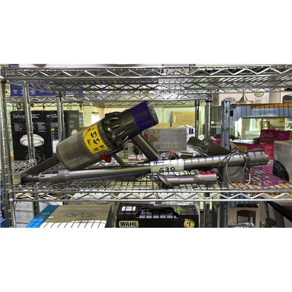 DYSON CORDLESS HANDHELD VACUUM WITH BATTERY, CHARGER & ACCESSORIES *WORKING CONDITION UNKNOWN/MAY BE
