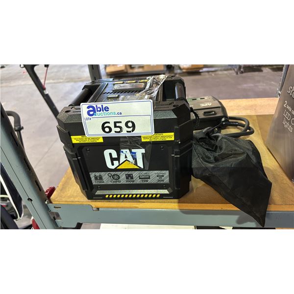 CAT JUMP STARTER & APC SURGEARREST POWER BAR  *WORKING CONDITION UNKNOWN/MAY BE MISSING PARTS & OR