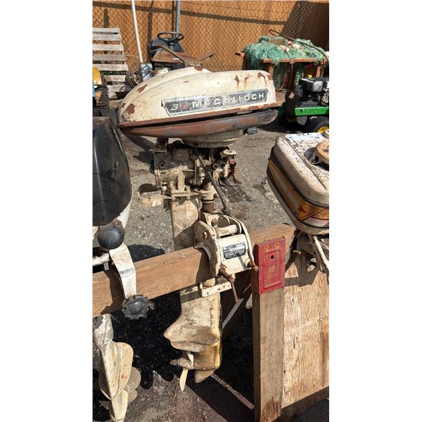 MCCUULLOUGH 3.5HP OUTBOARD MOTOR