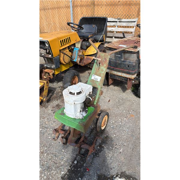 PUSH ROTOTILLER WITH ENGINE (UNKNOWN RUNNING CONDITION)