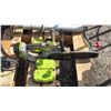 Image 2 : PALLET OF ASSORTED ITEMS INCLUDING; TRACTOR TRAILER TIRES, CORDLESS CHAINSAW WITH BATTERIES, BRANCH