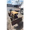 Image 1 : VINTAGE SEARS RIDE-ON TRACTOR WITH BLADE ATTACHMENT (NO KEYS, UNKNOWN RUNNING CONDITION)