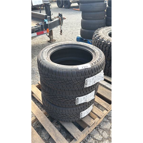 *NEW* SET OF (3) CONTINENTAL EXTREME CONTACT DWS06 PLUS 225/50ZR16 92W TIRES