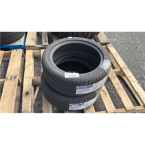 *NEW* SET OF (2) TOYO TIRES EXTENSA HPII 205/45R16 XL 87V TIRES