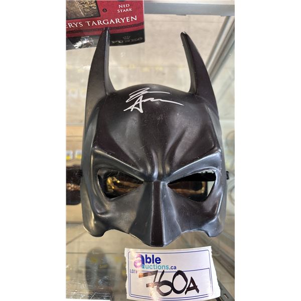 SIGNED BATMAN MASK: *ONE EAR IS CRACKED*